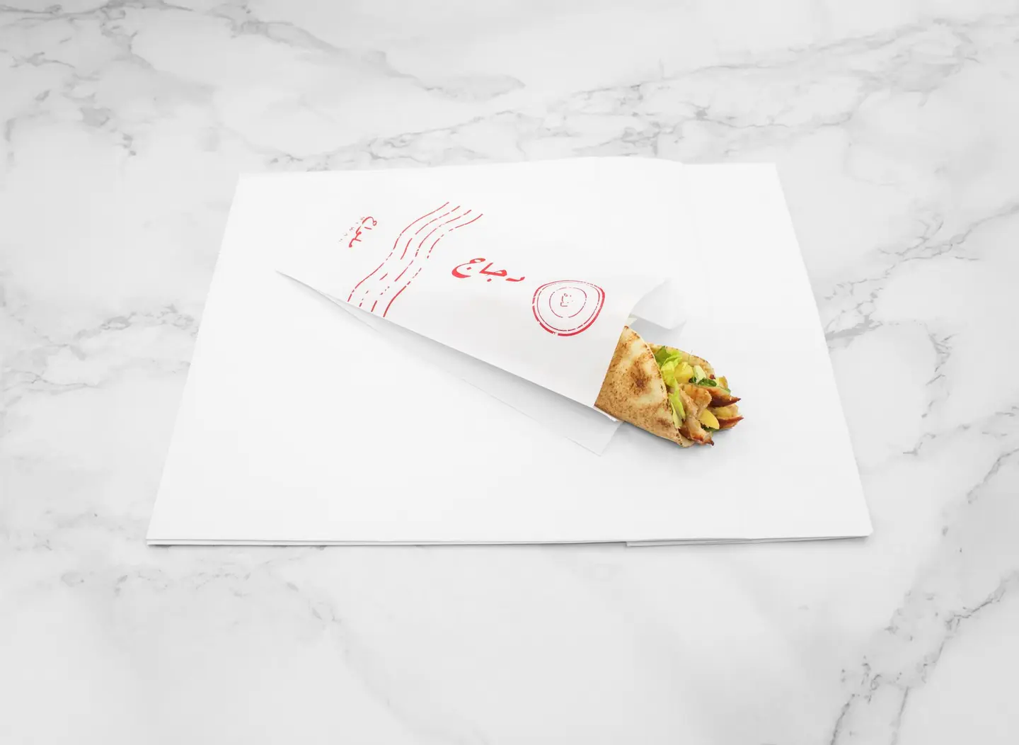 شاورما دجاج كبير