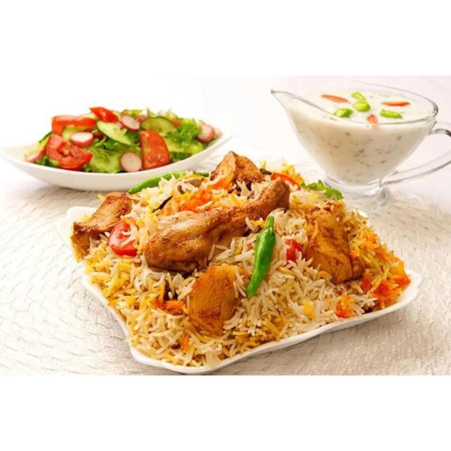 برياني دجاج مع الرز