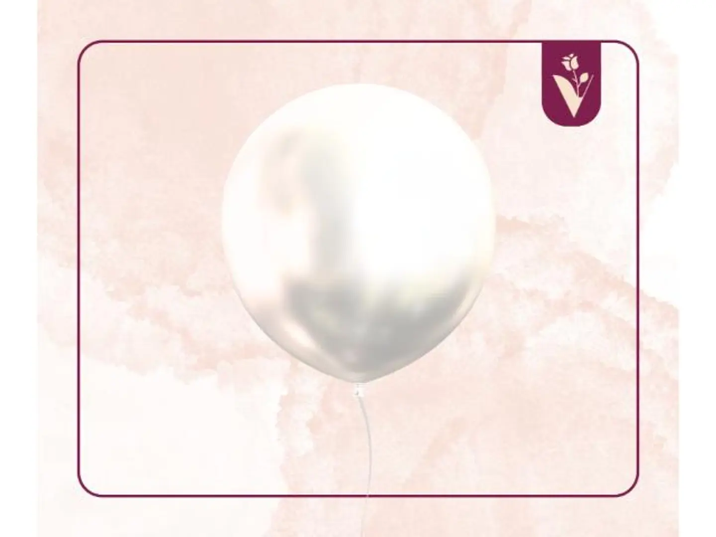 بالونات عادية بالحبة أبيض