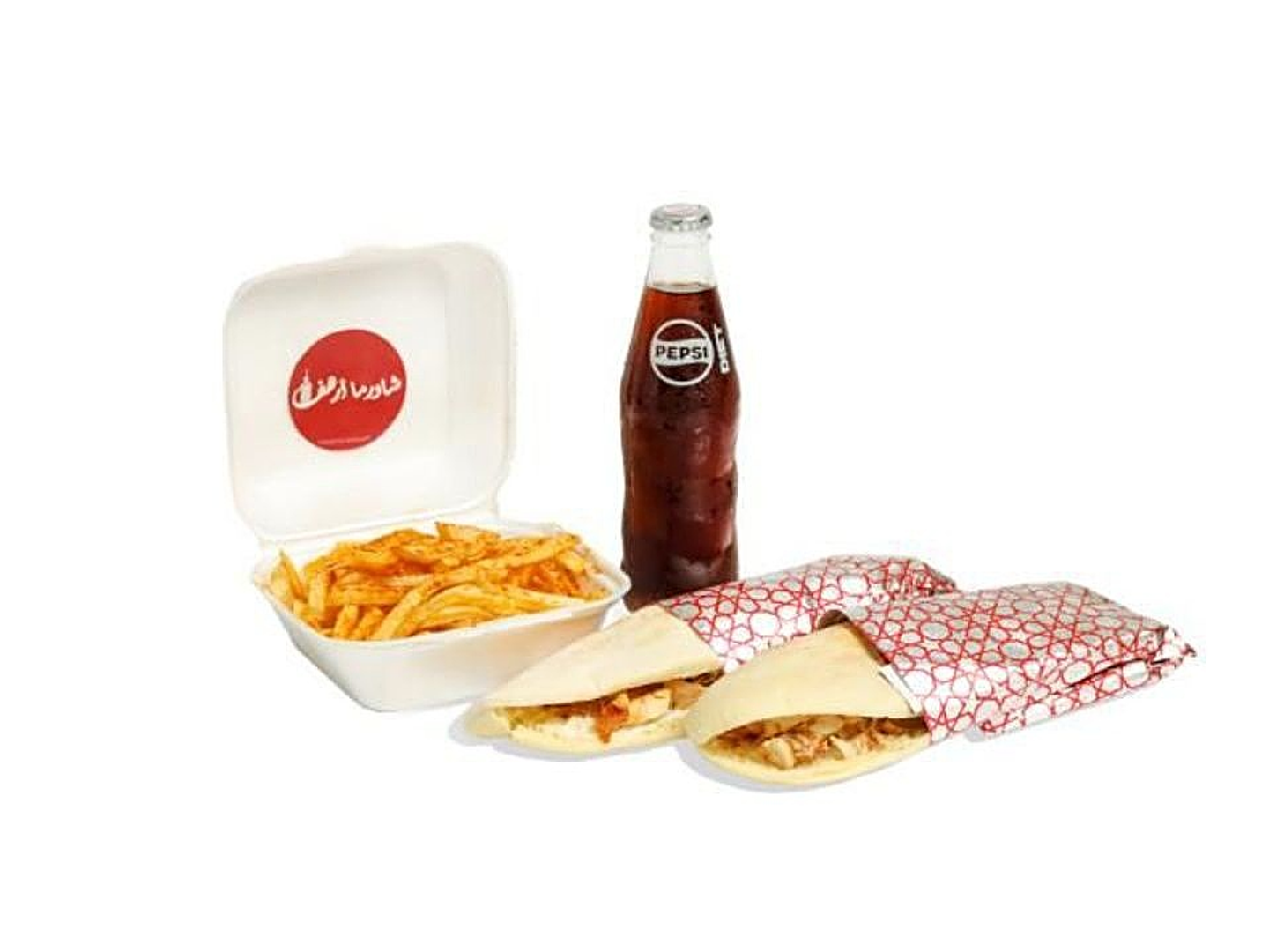 شاورما دجاج أرهف عراقي 2 وجبه