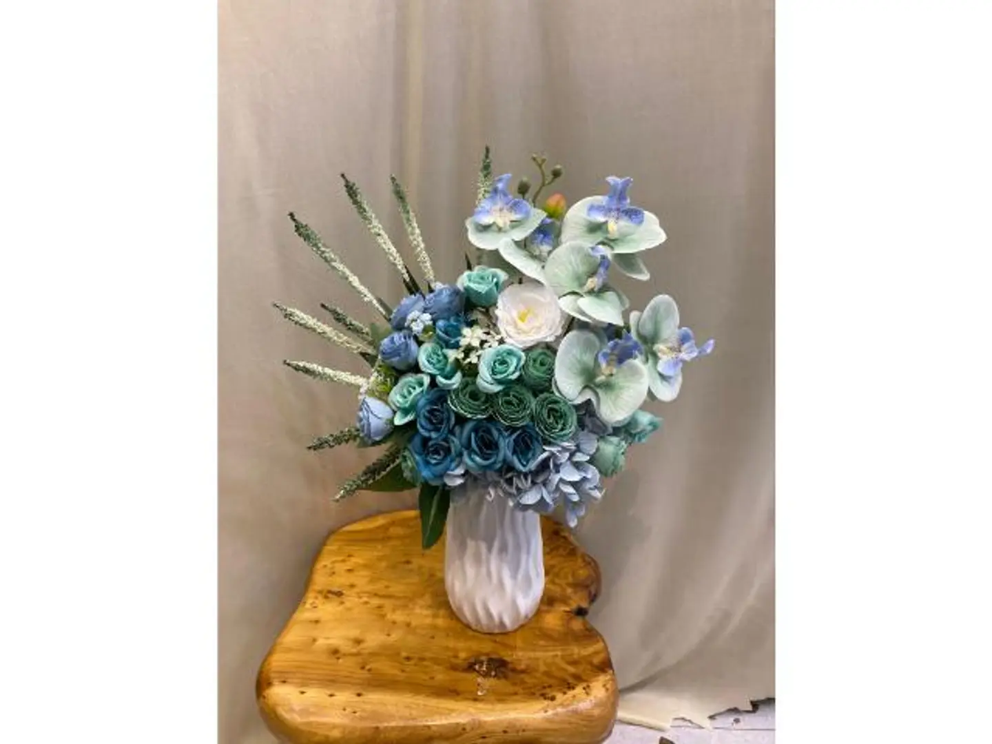 Vase With Artificial Flowers 2