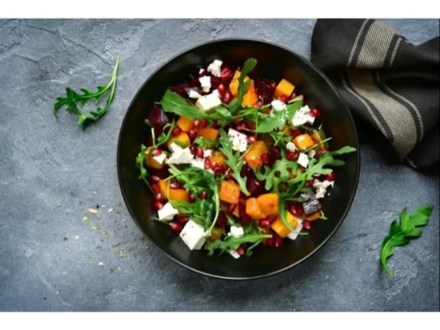 Arugula Salad With Roasted Pumpkin