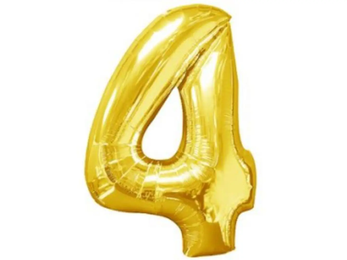 بالون هيليوم ذهبي رقم 4