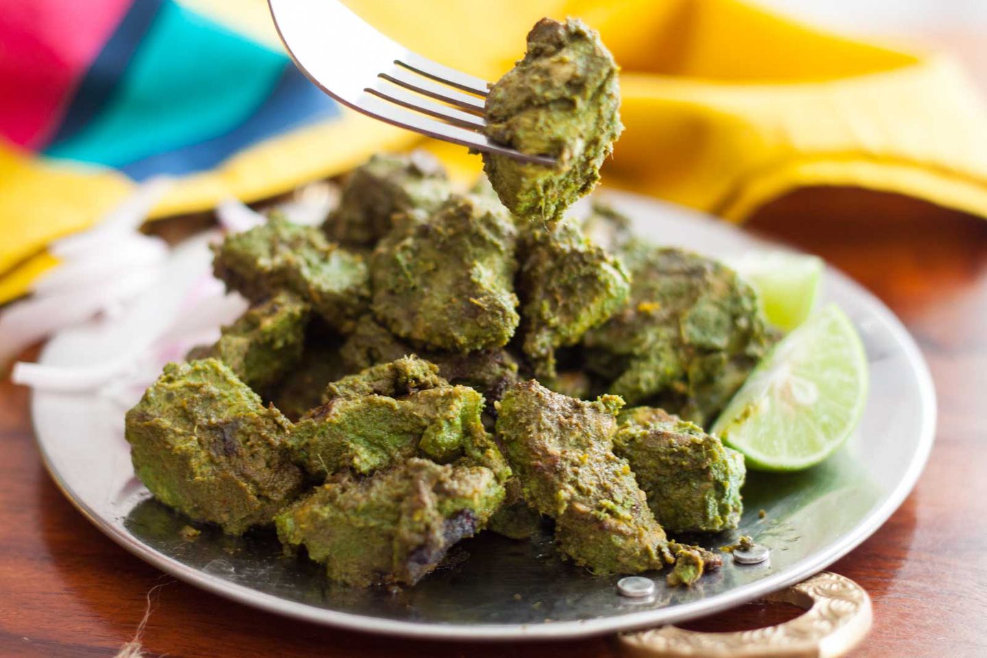 Chicken Green Tikka - Leg Piece