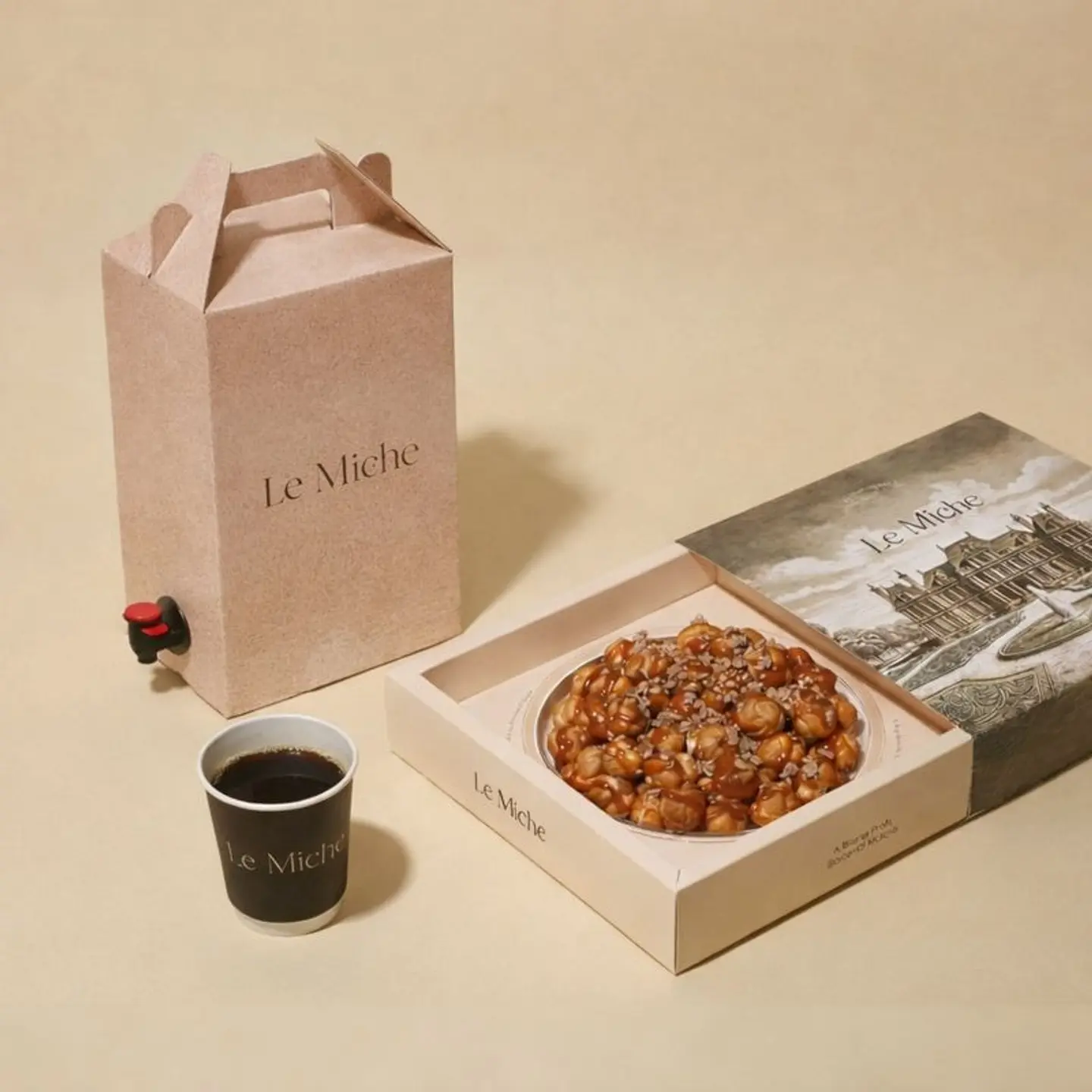 Caramichoux With 1 Liter Of Coffee Of The Day.