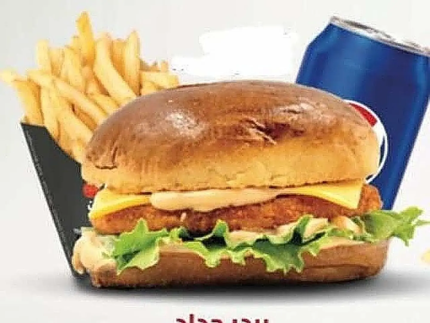وجبه برجر دجاج