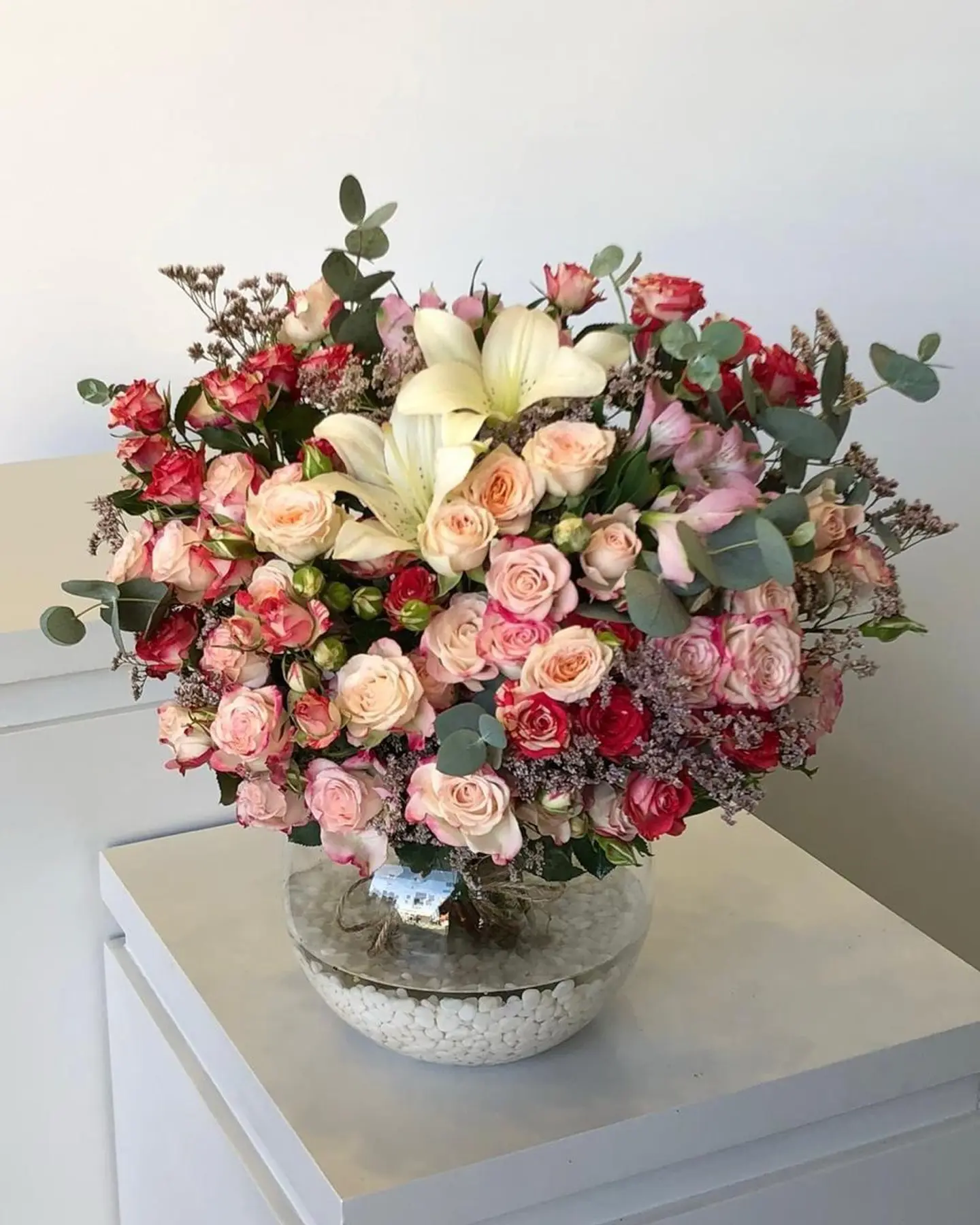 ⁠فازة ورد طبيعي 47
