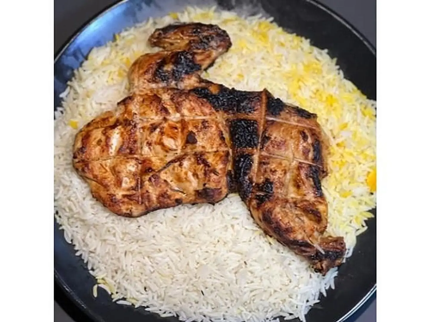 حبة دجاج عل الفحم