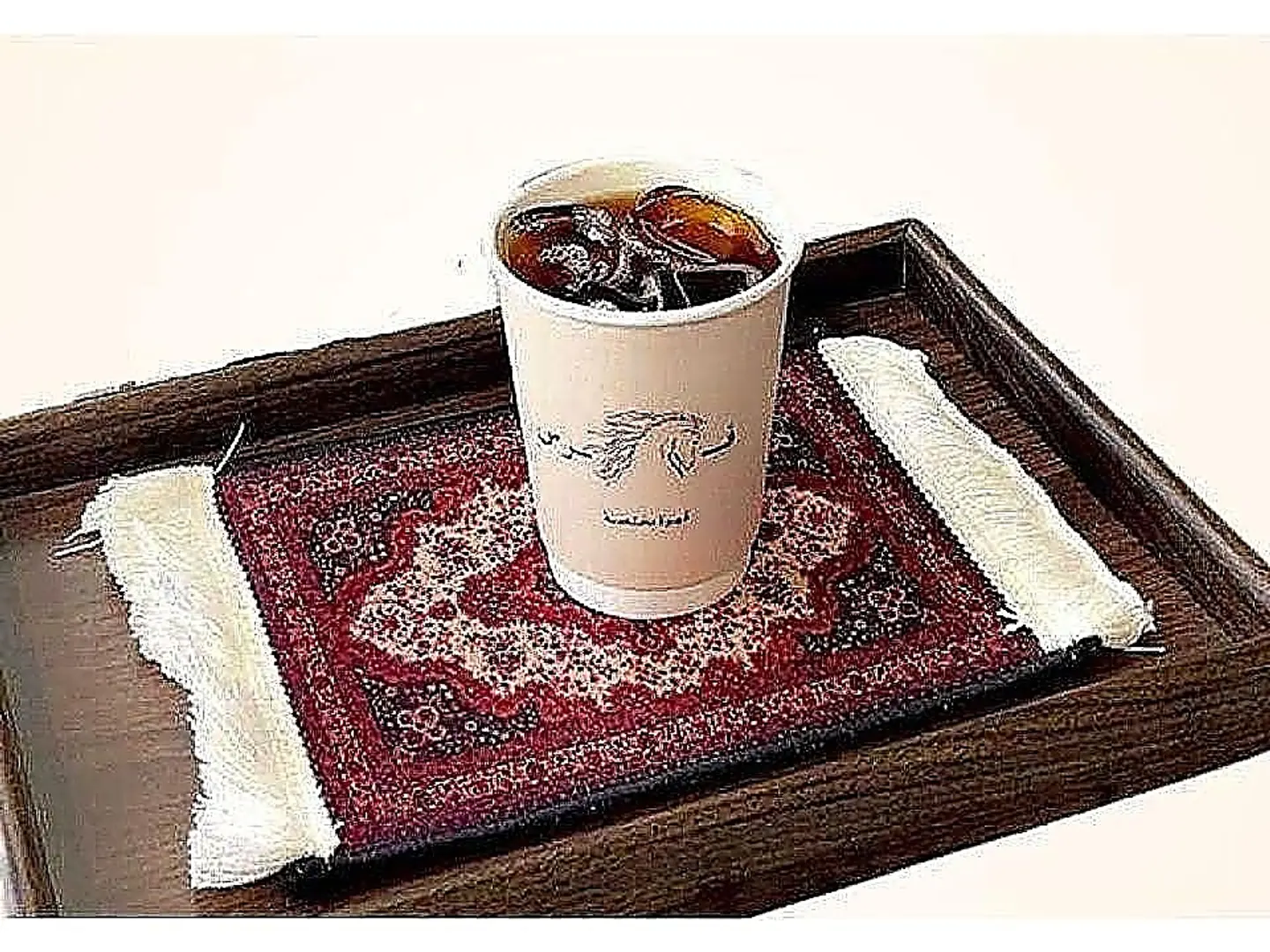 قهوة اليوم باردة