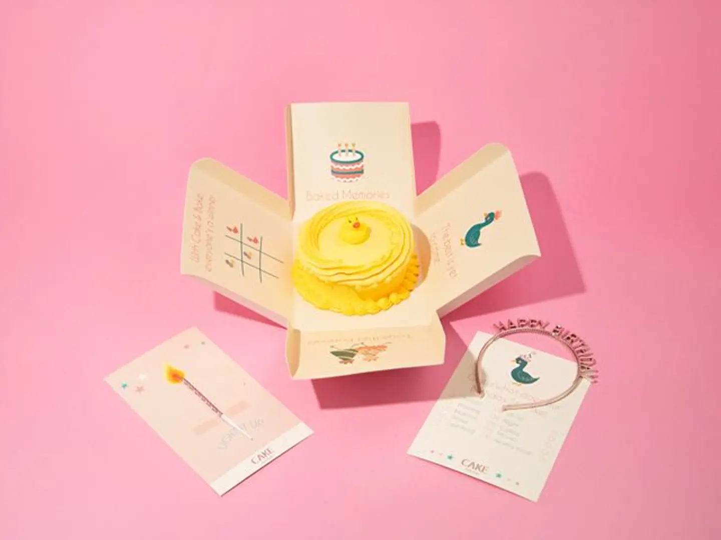 Yellow Duck Cake