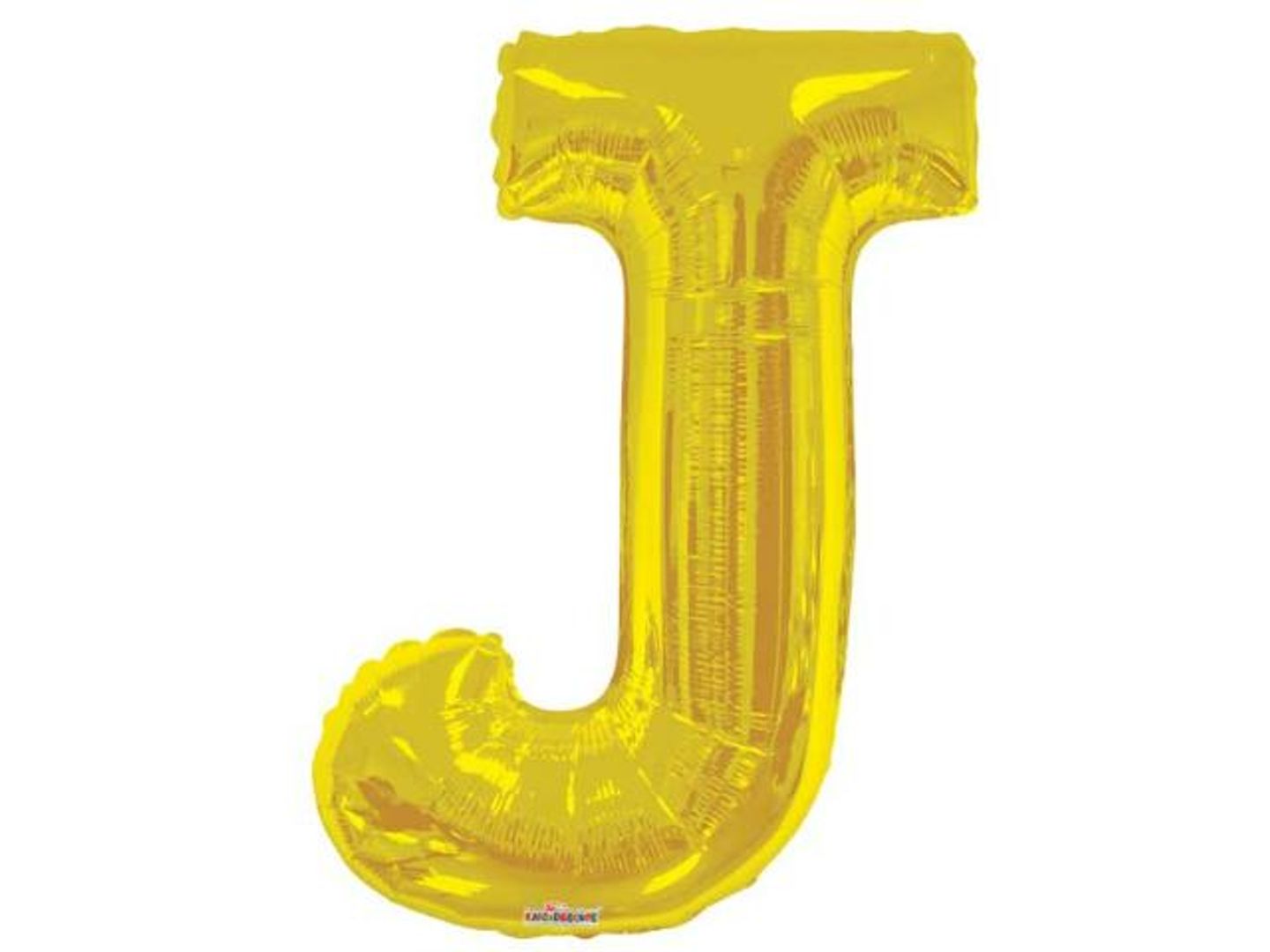 Helium Balloon J Gold