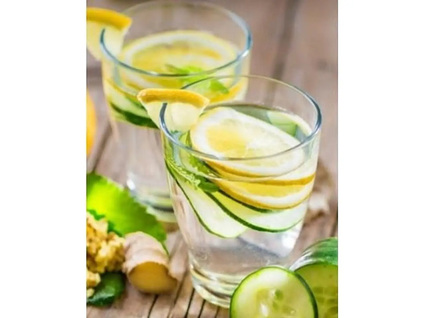 عصير ليمون ونعناع زنجبيل