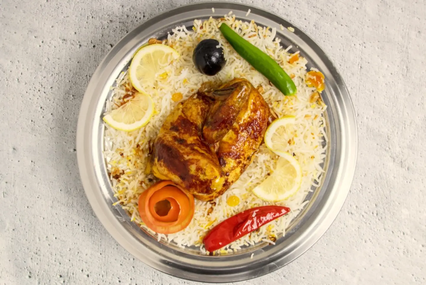 Half Al Khashta Chicken Kabsa