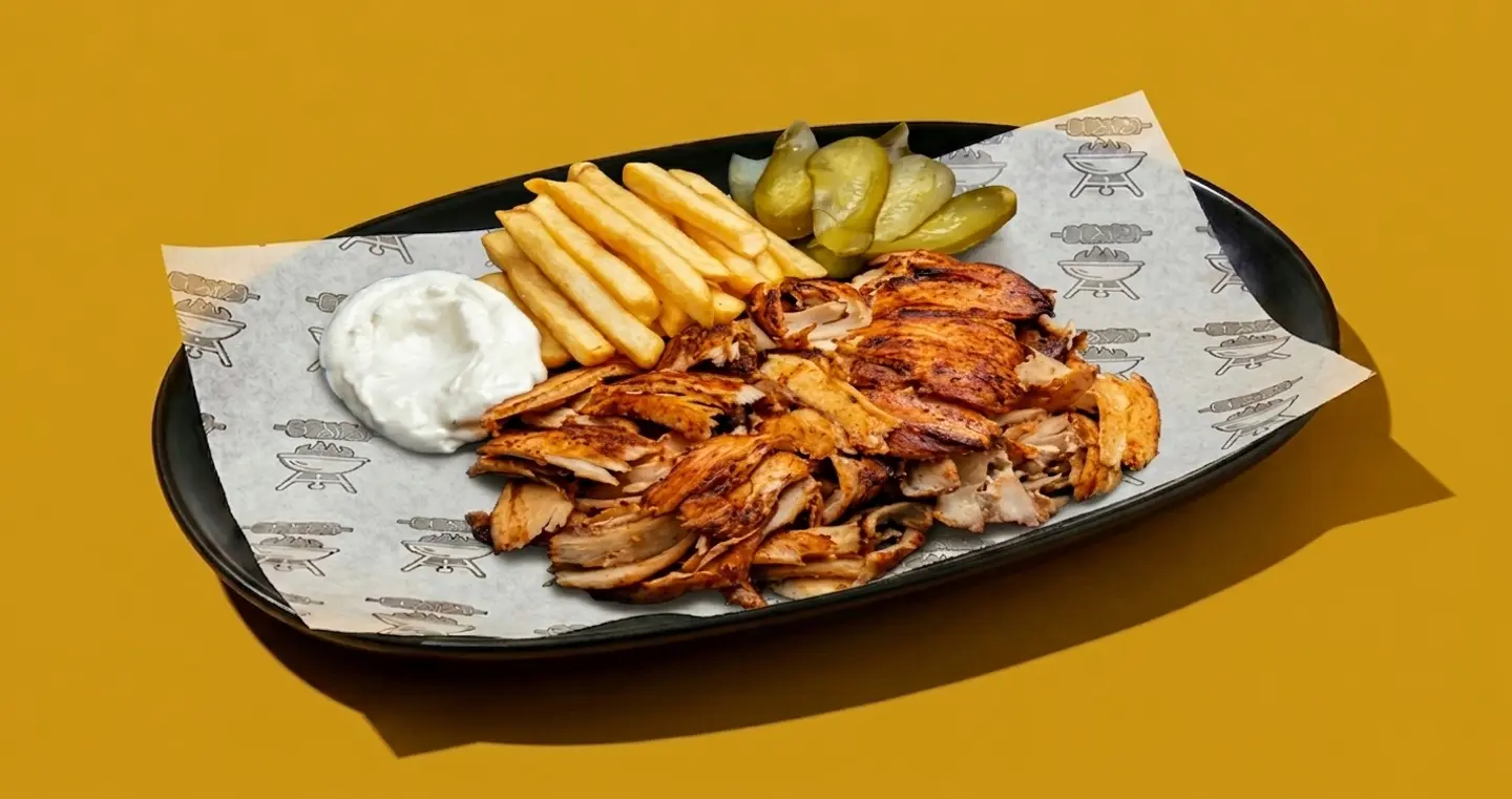 Charcoal Grilled Shawarma Plate