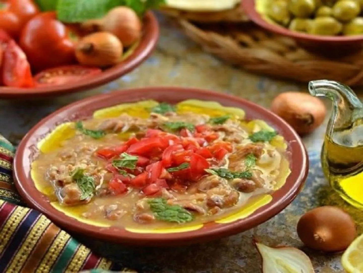 A Small Plate Of Alexandrian Foul