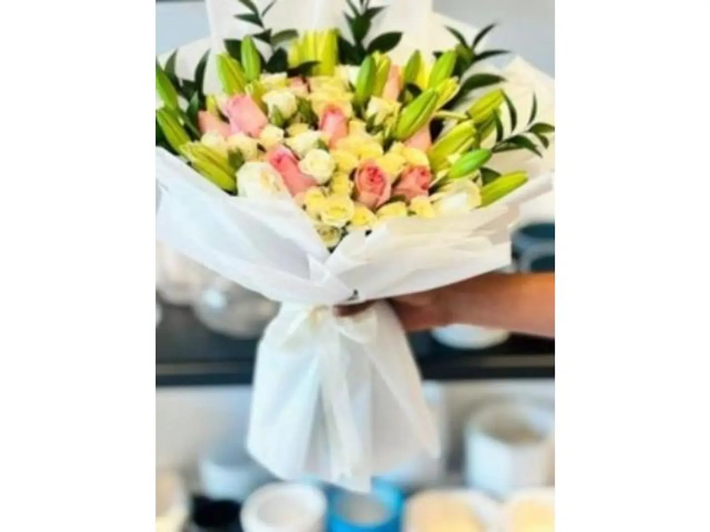 باقة نبرة ورد