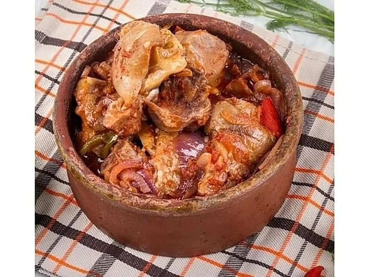 وجبة طاجن عكاوي فرن