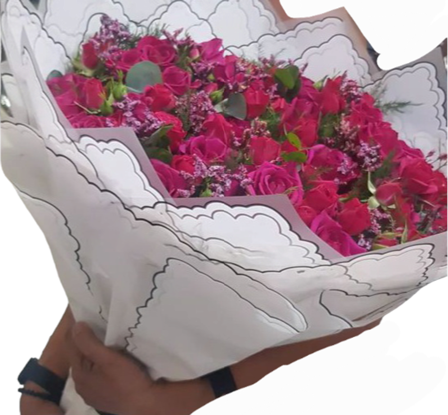 باقة ورد مشكل 95