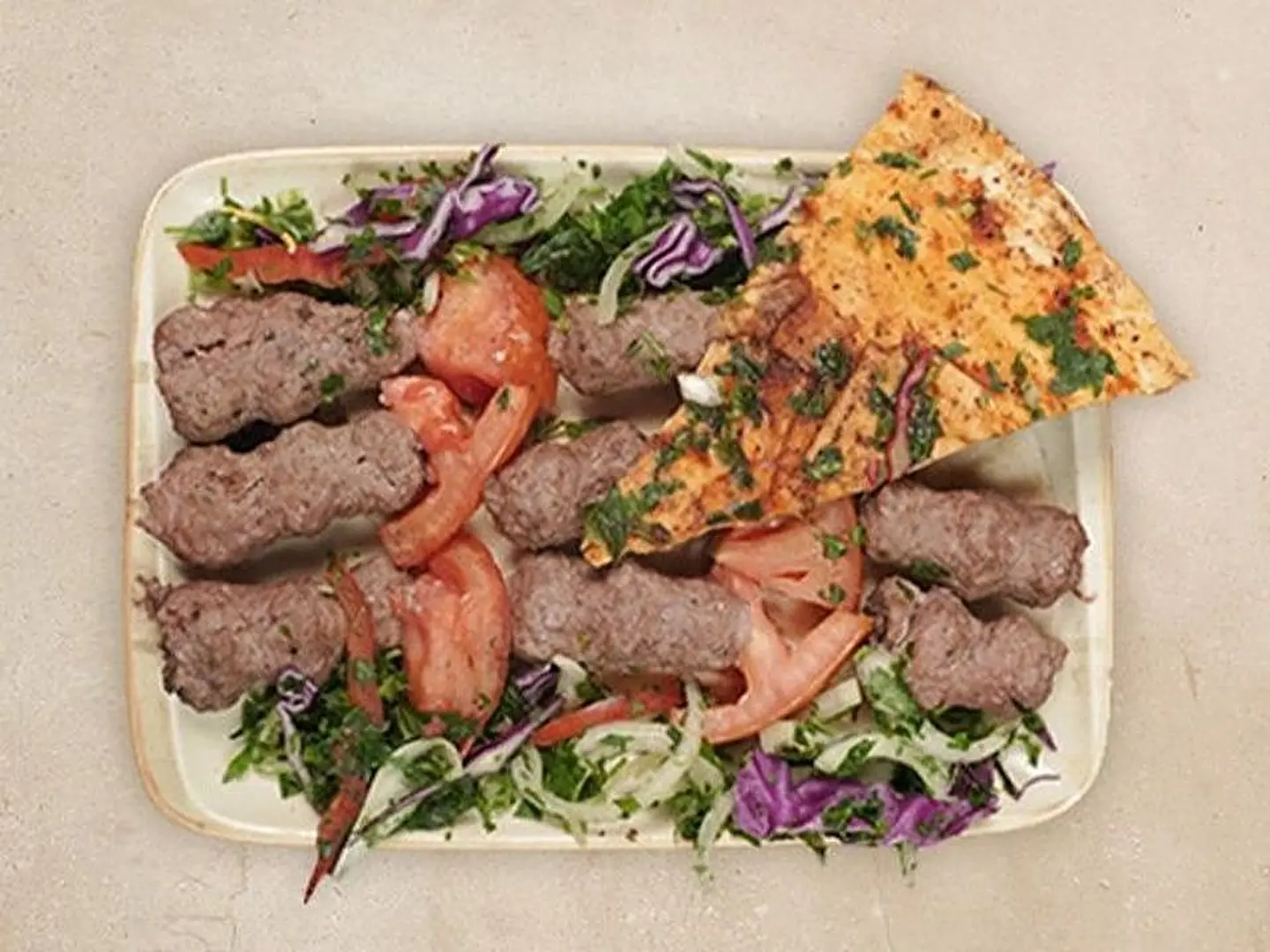 كباب حلبي لحم عربي