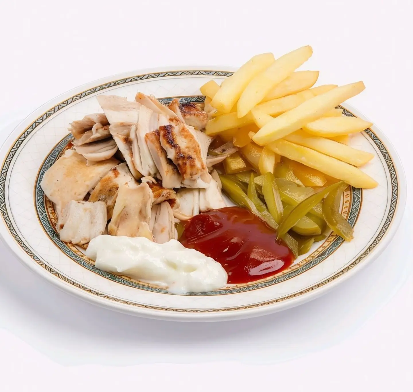 صحن شاورما كبير