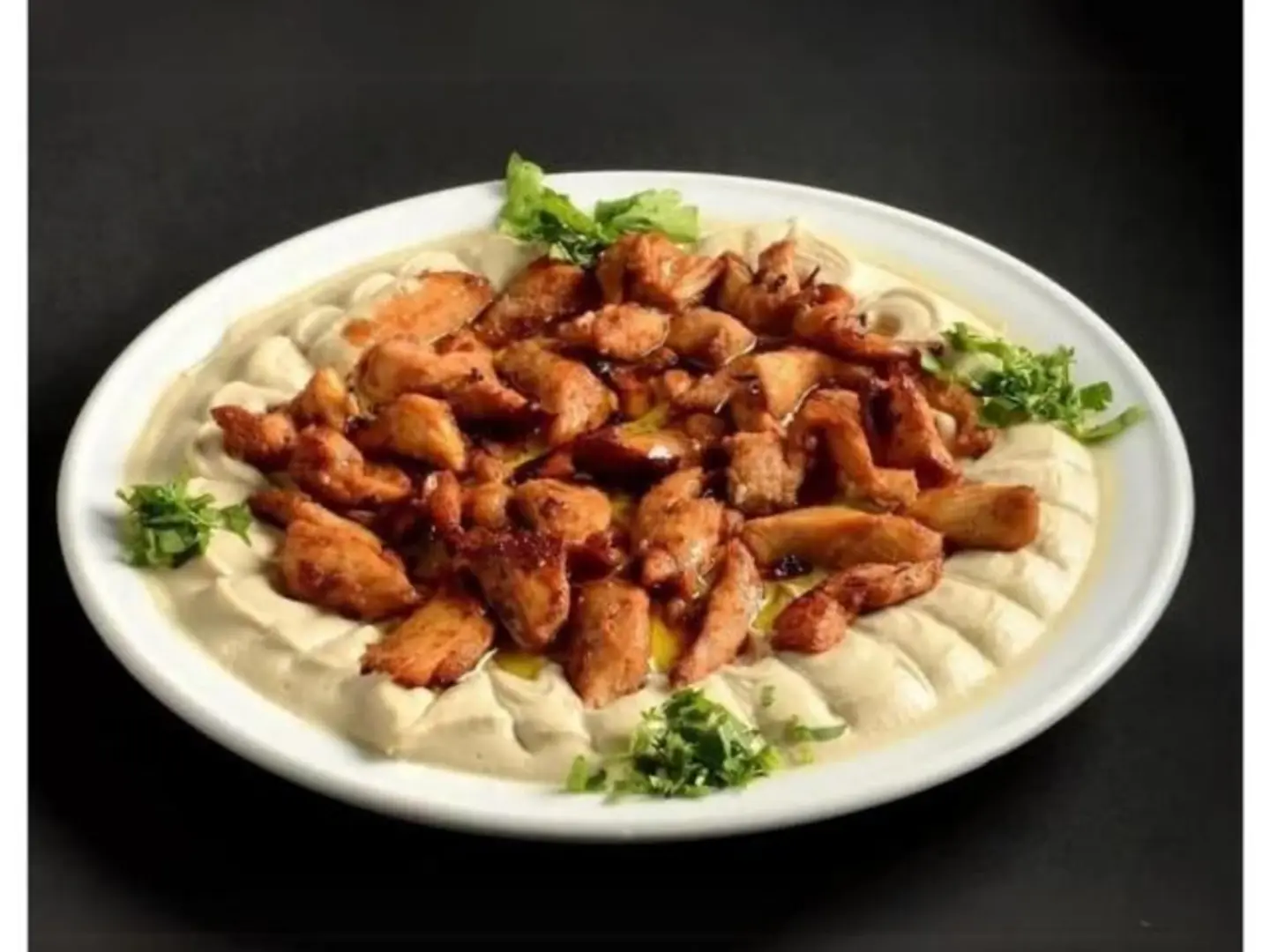 Chicken Hummus Plate