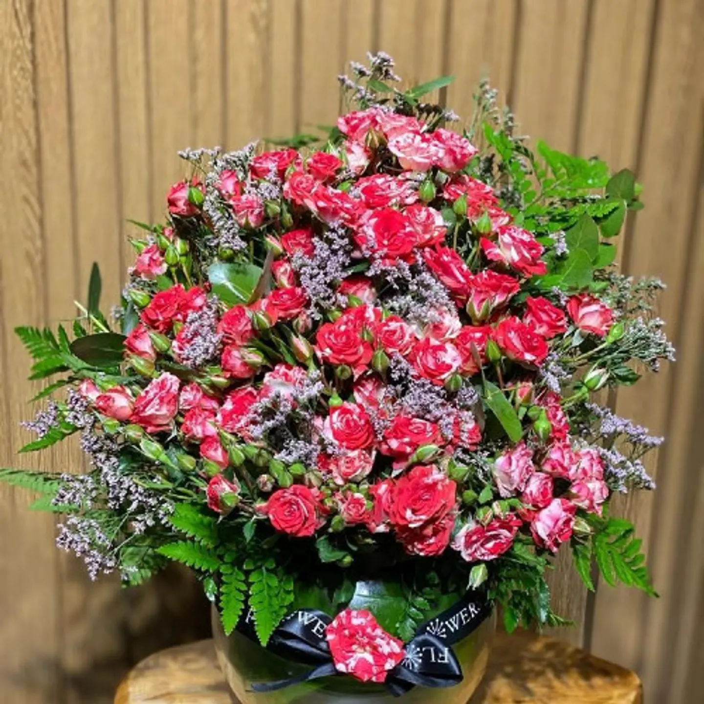 Red White Vase
