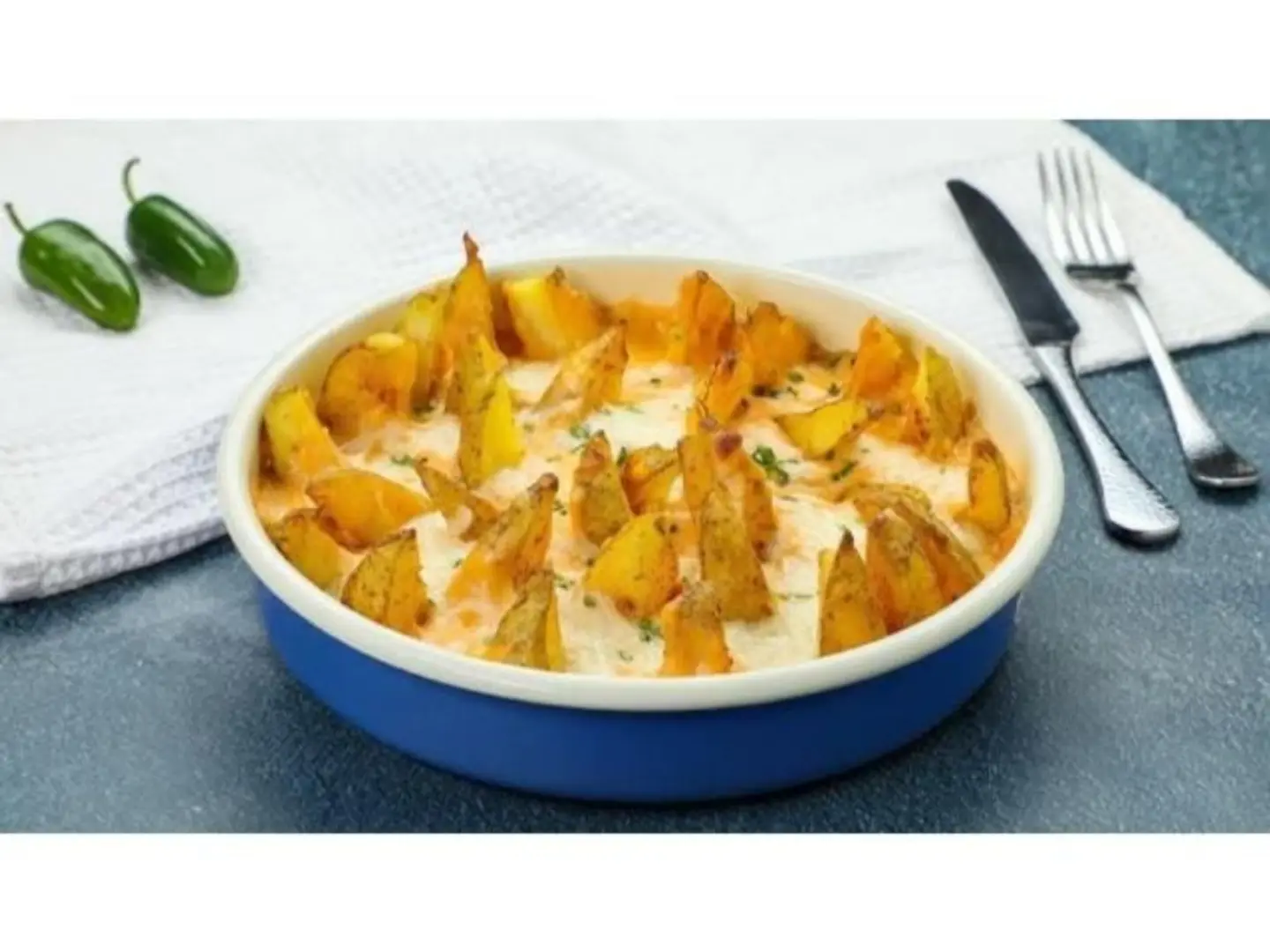 Potato Wedges With Cheese