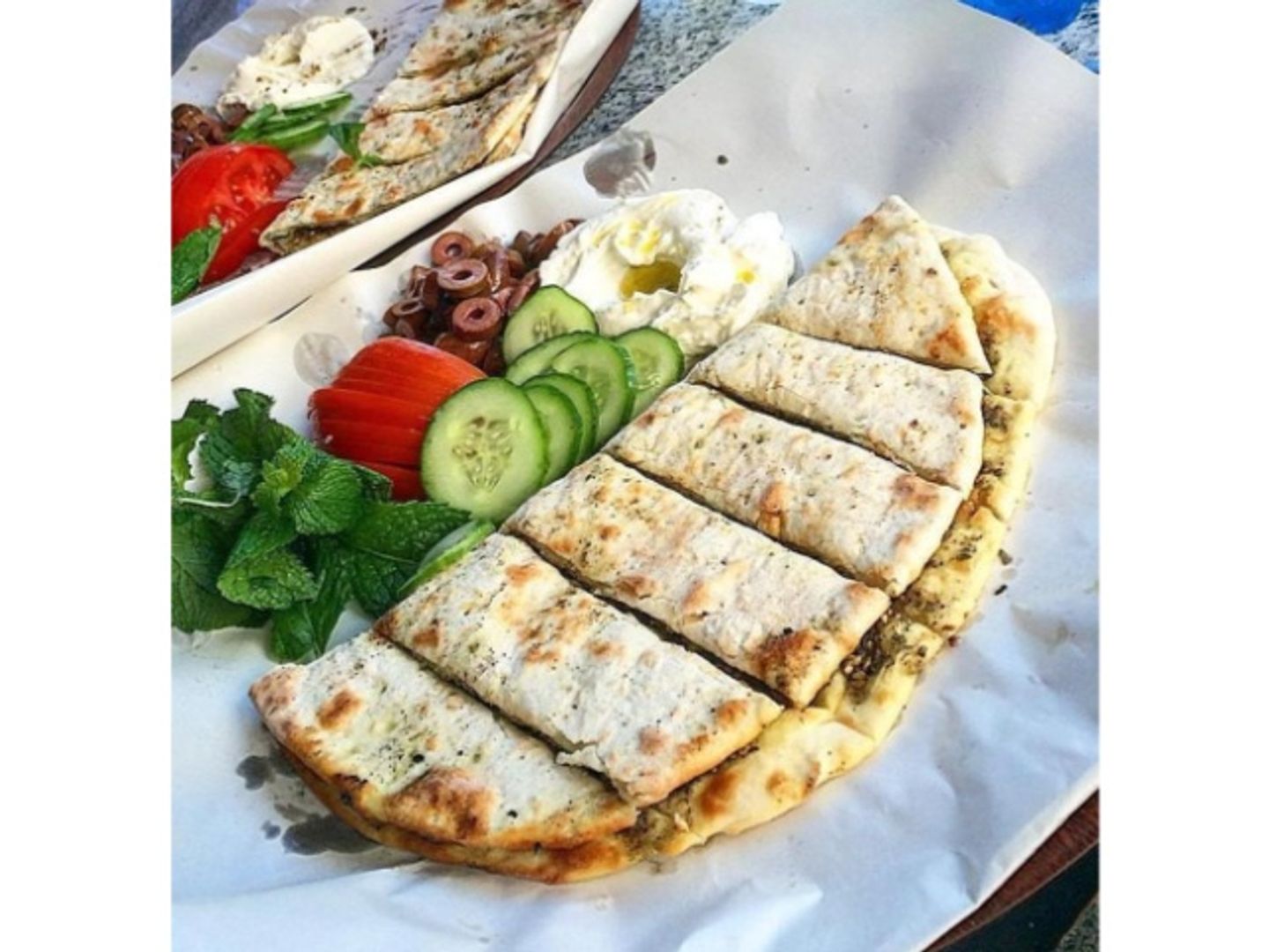 ‎لبنة خضار زعتر