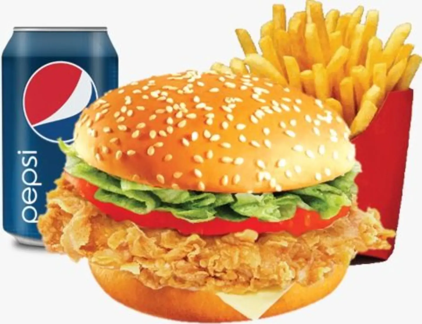 Caesar Chicken Burger Meal