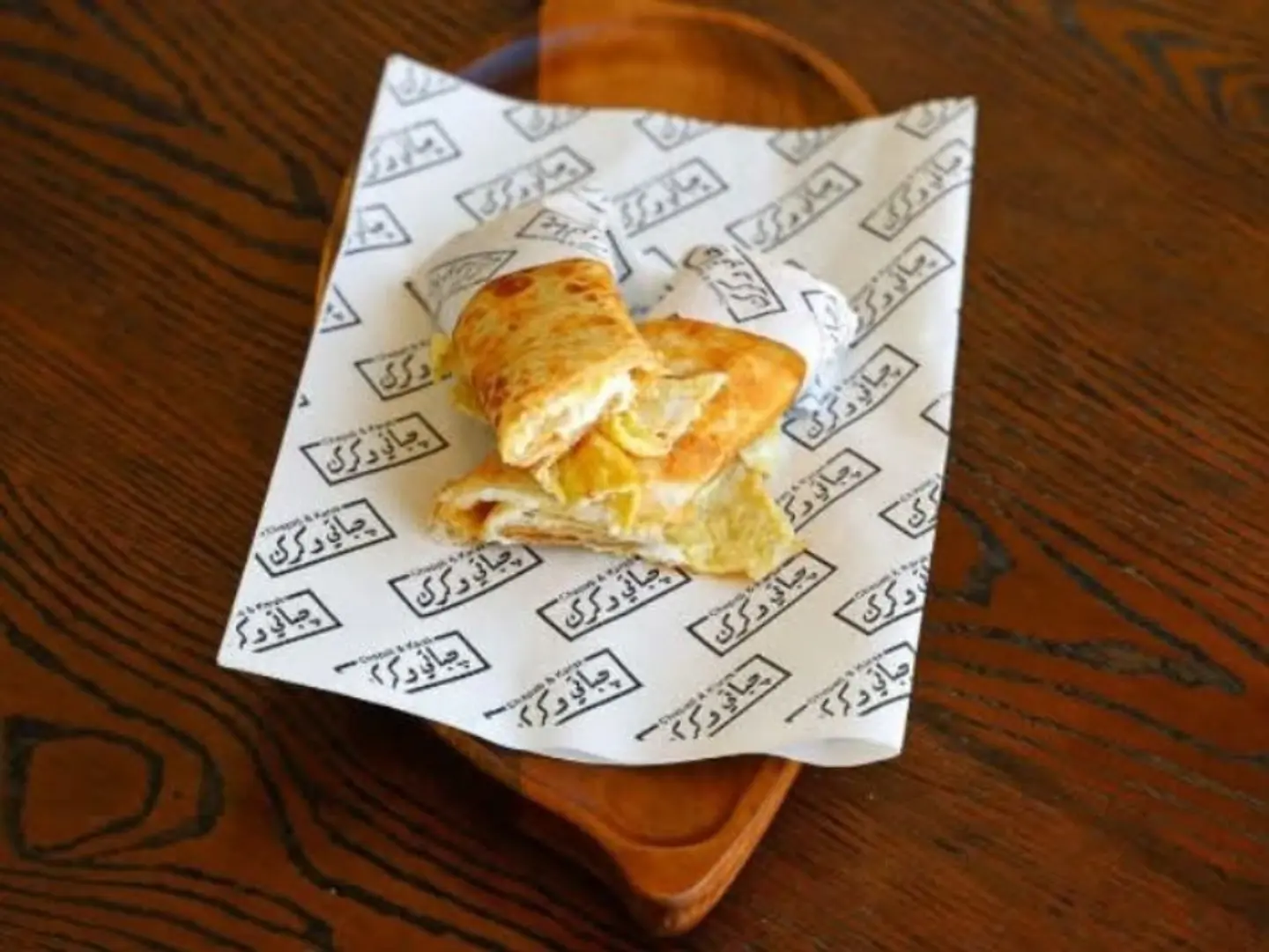 Egg Chapati With Cheese