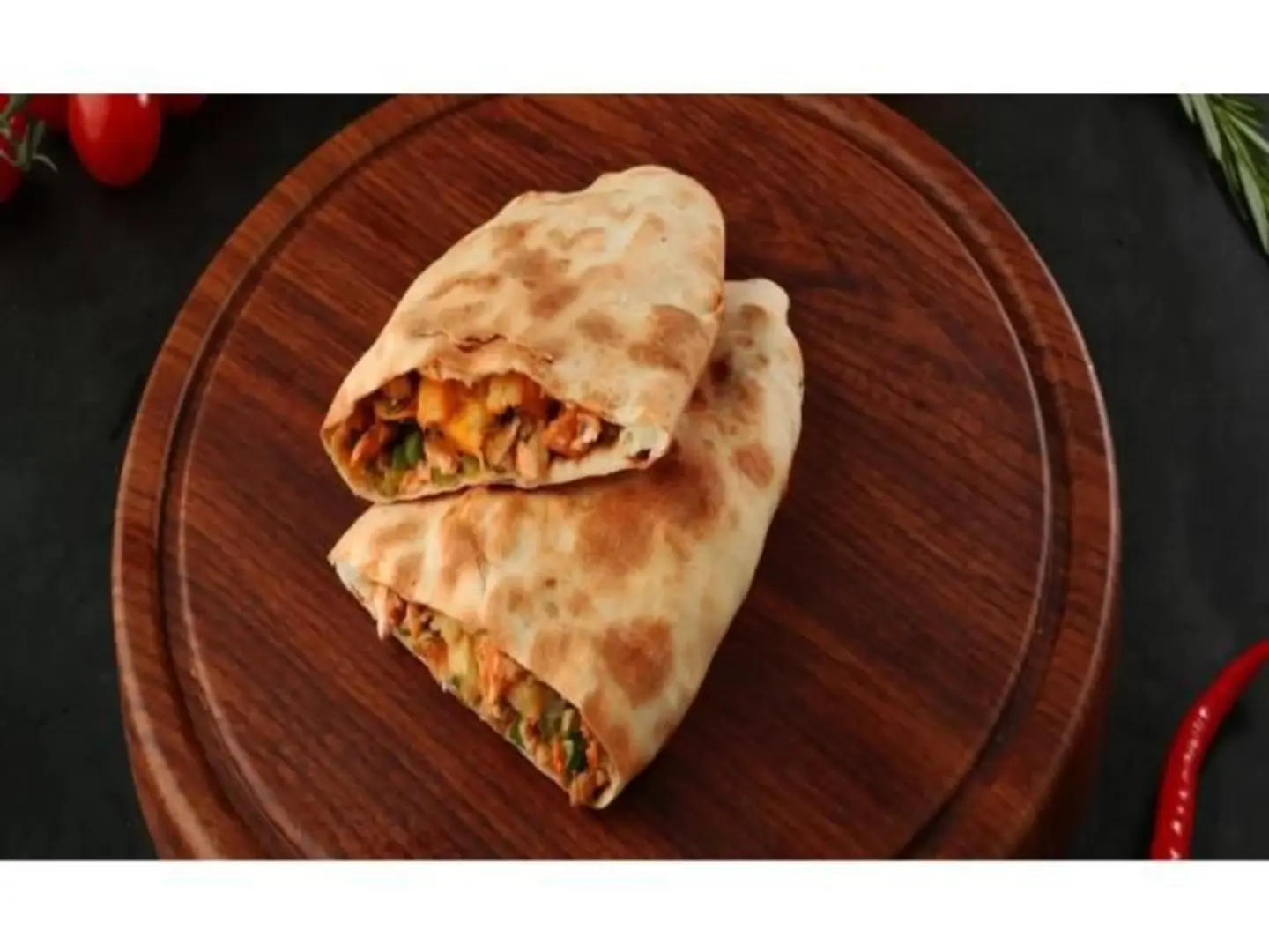 فطيرة دجاج شاورما