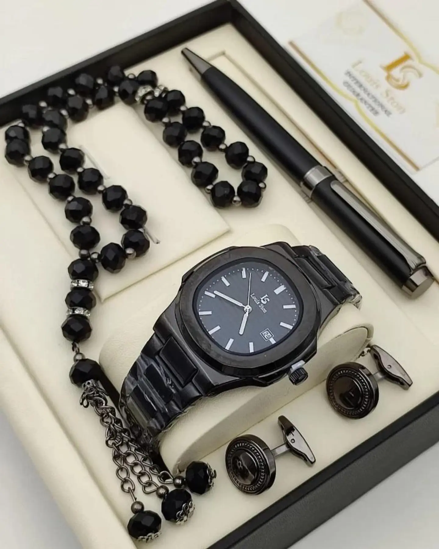 طقم ساعه رجالي 9