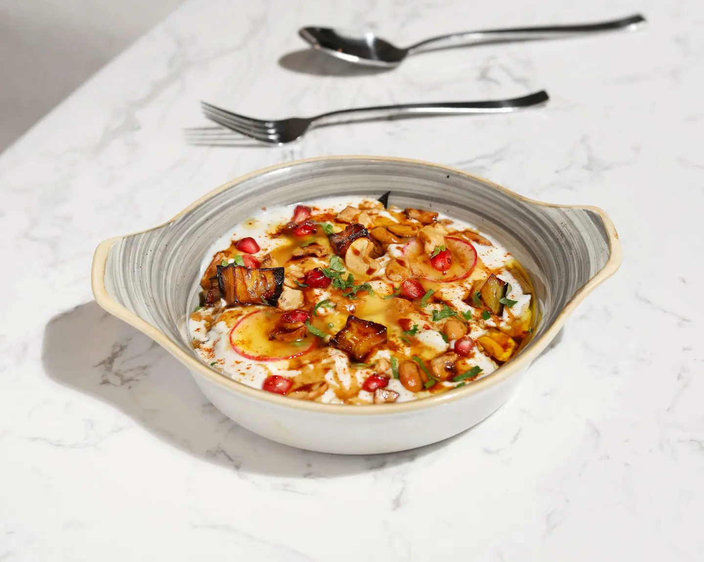 Eggplant Fatteh
