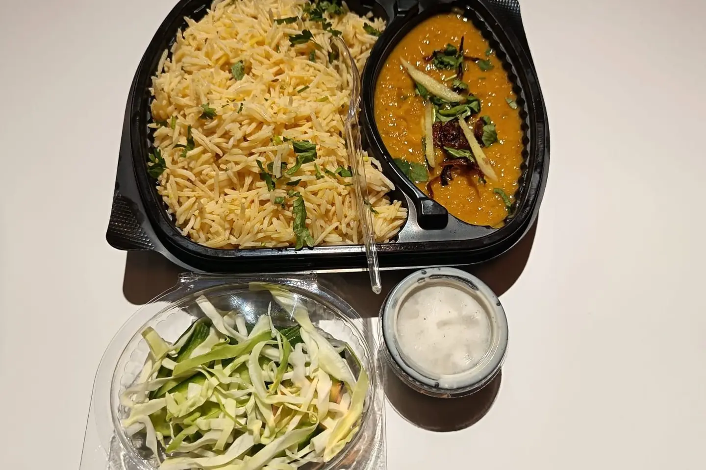 دال مقلي مع الارز