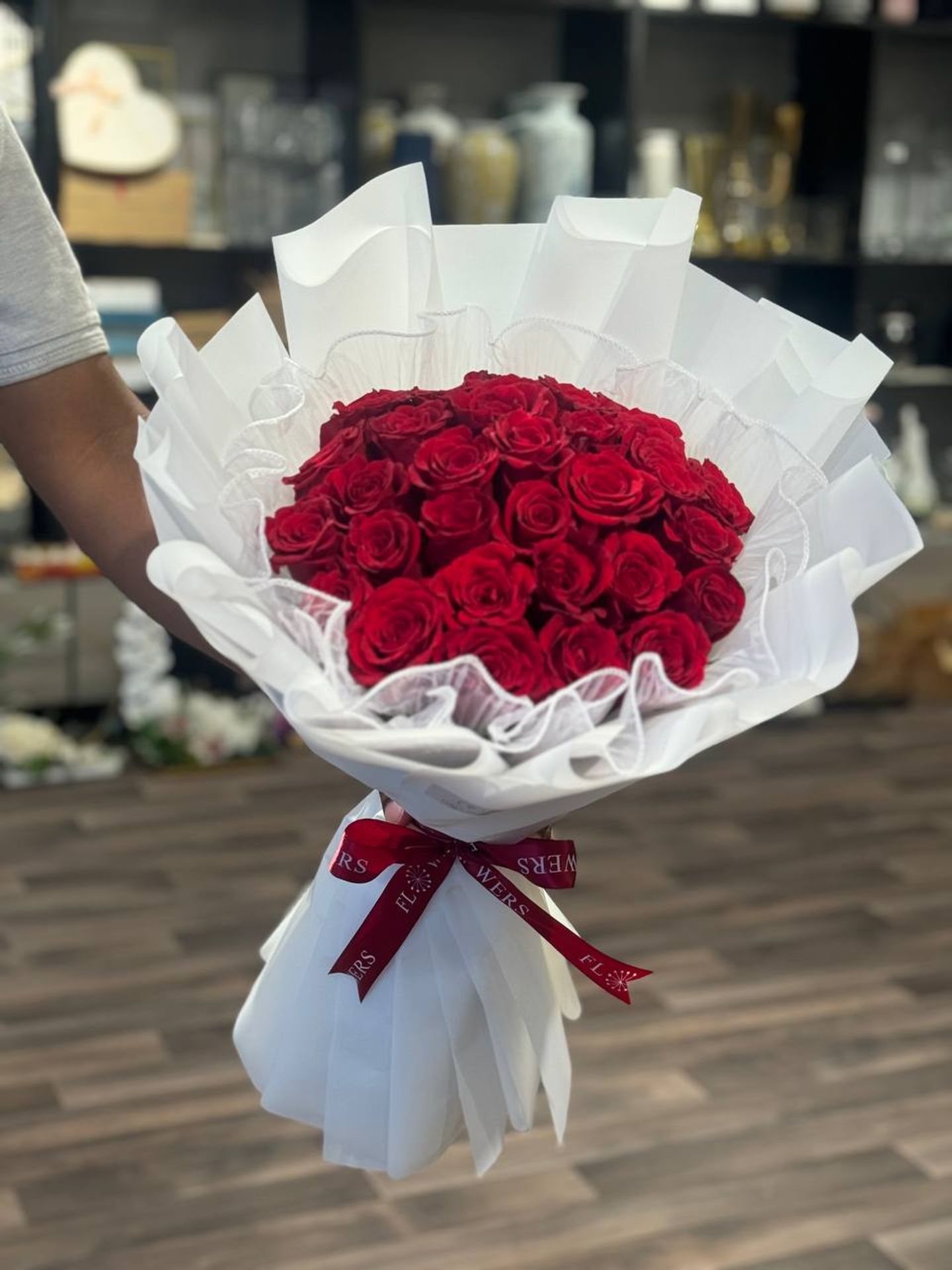 باقة جوري احمر 5