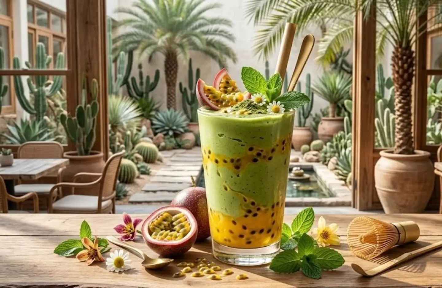 Passion Fruit Matcha