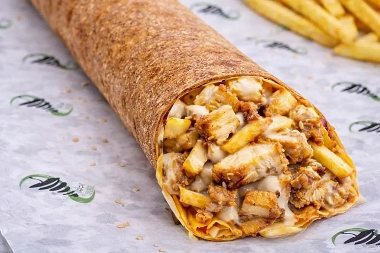 شاورما لحم صاروخ بر