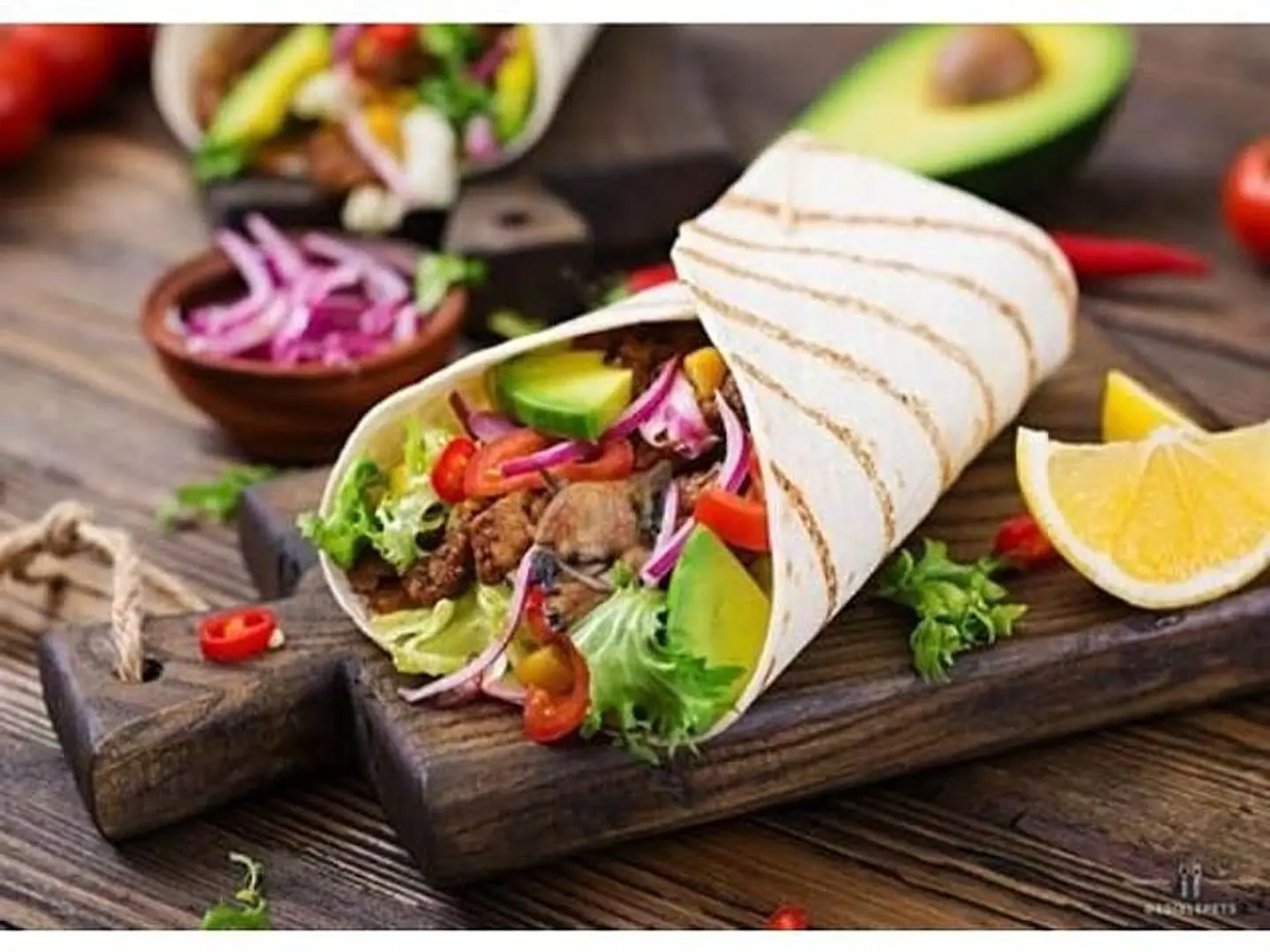 Large Lamb Awsal Sandwich