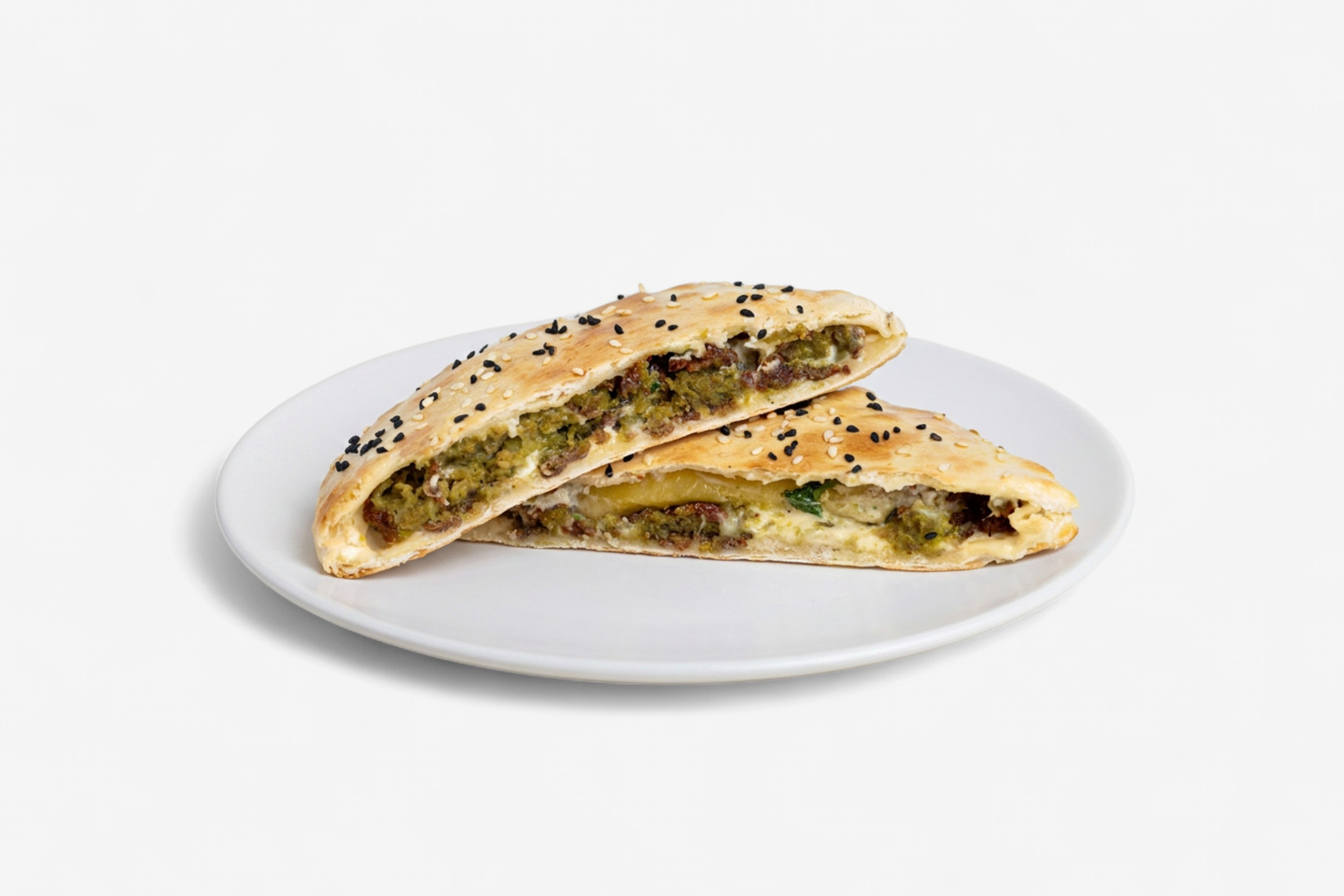 فطيرة فلافل مشكل بالبيض