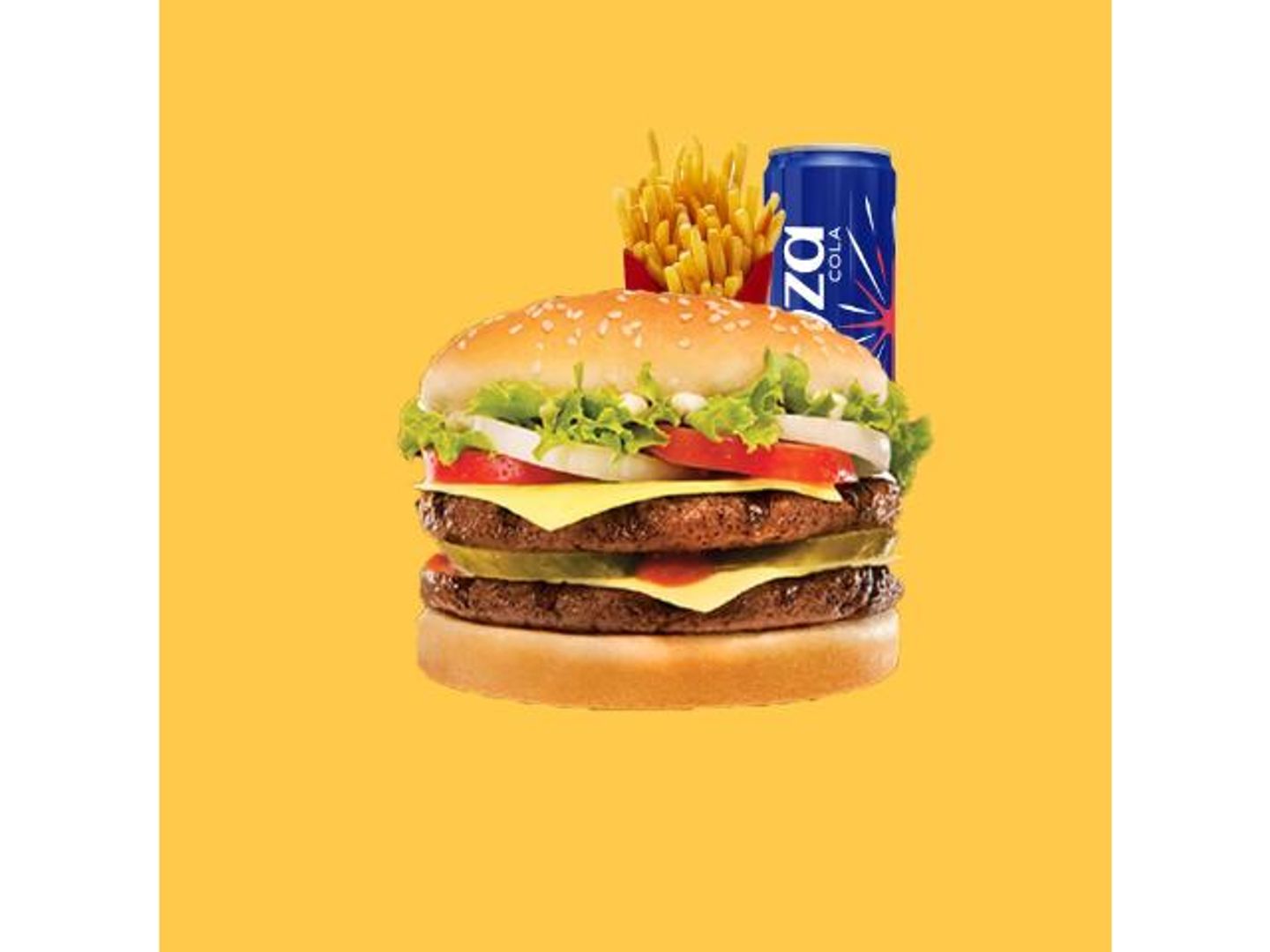 Double Cheese Burger Combo