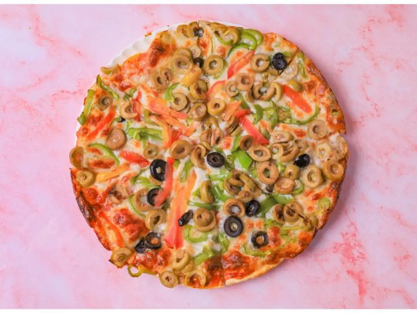 بيتزا خضار صغير