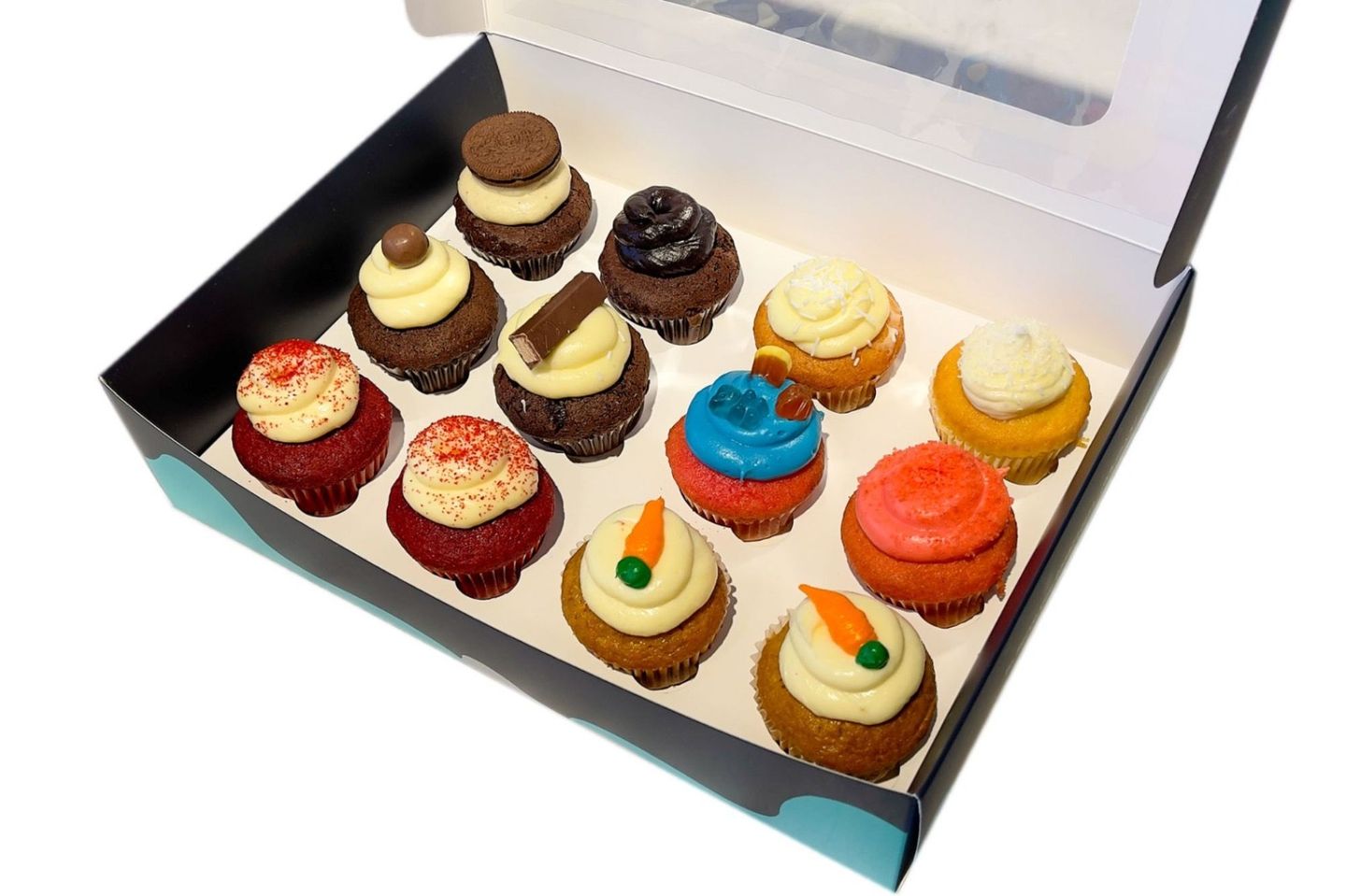 Large Box Cupcakes12 Pieces