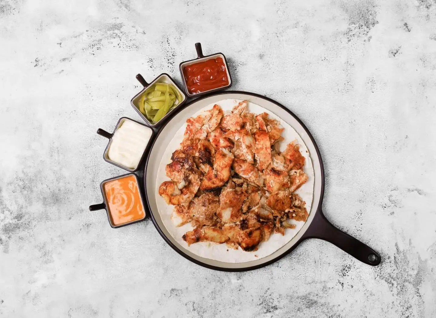 صحن دجاج بروتين