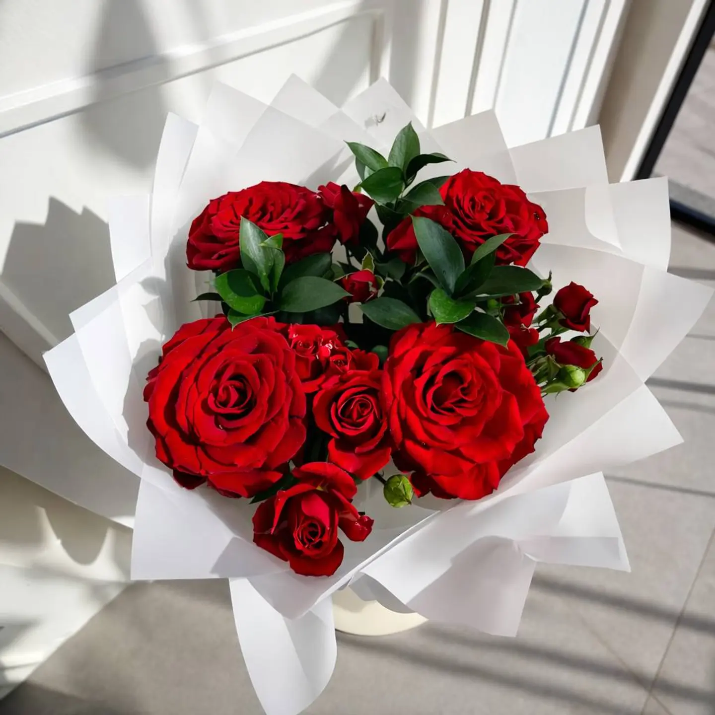 Small Red Rose Bouquet