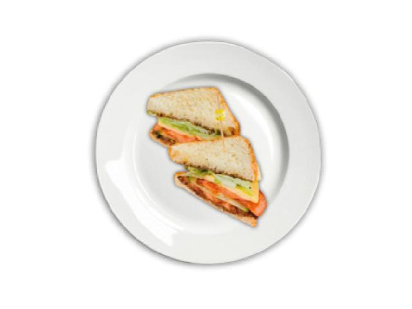 Salmon Club Sandwich