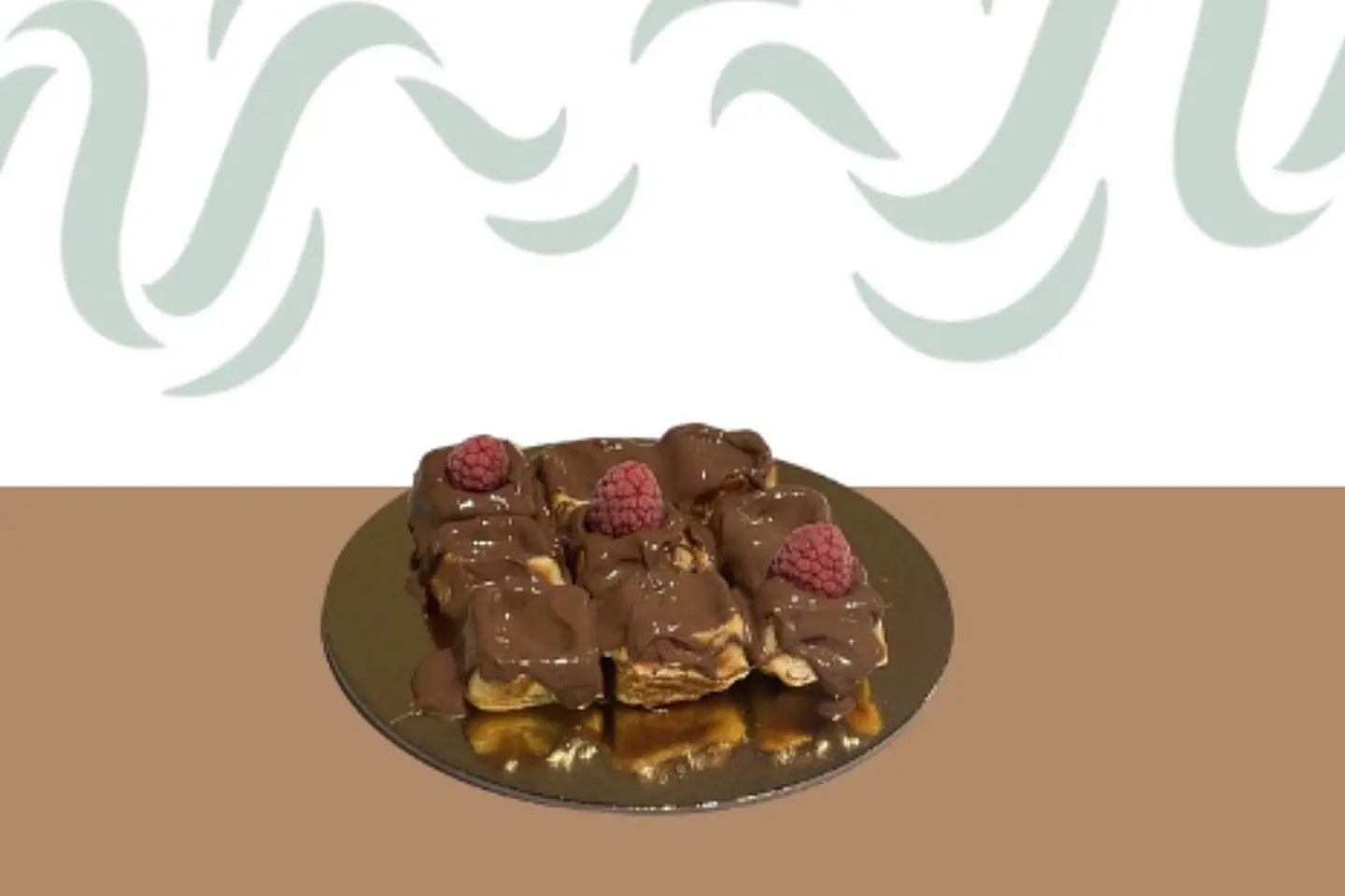 Mini Waffles With Berriess