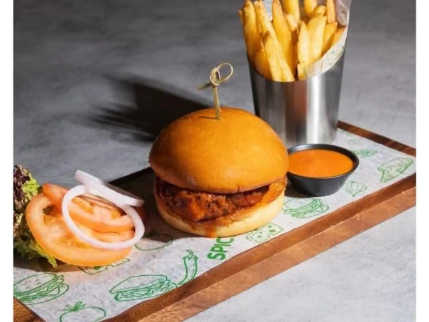 Buffalo Chicken Burger
