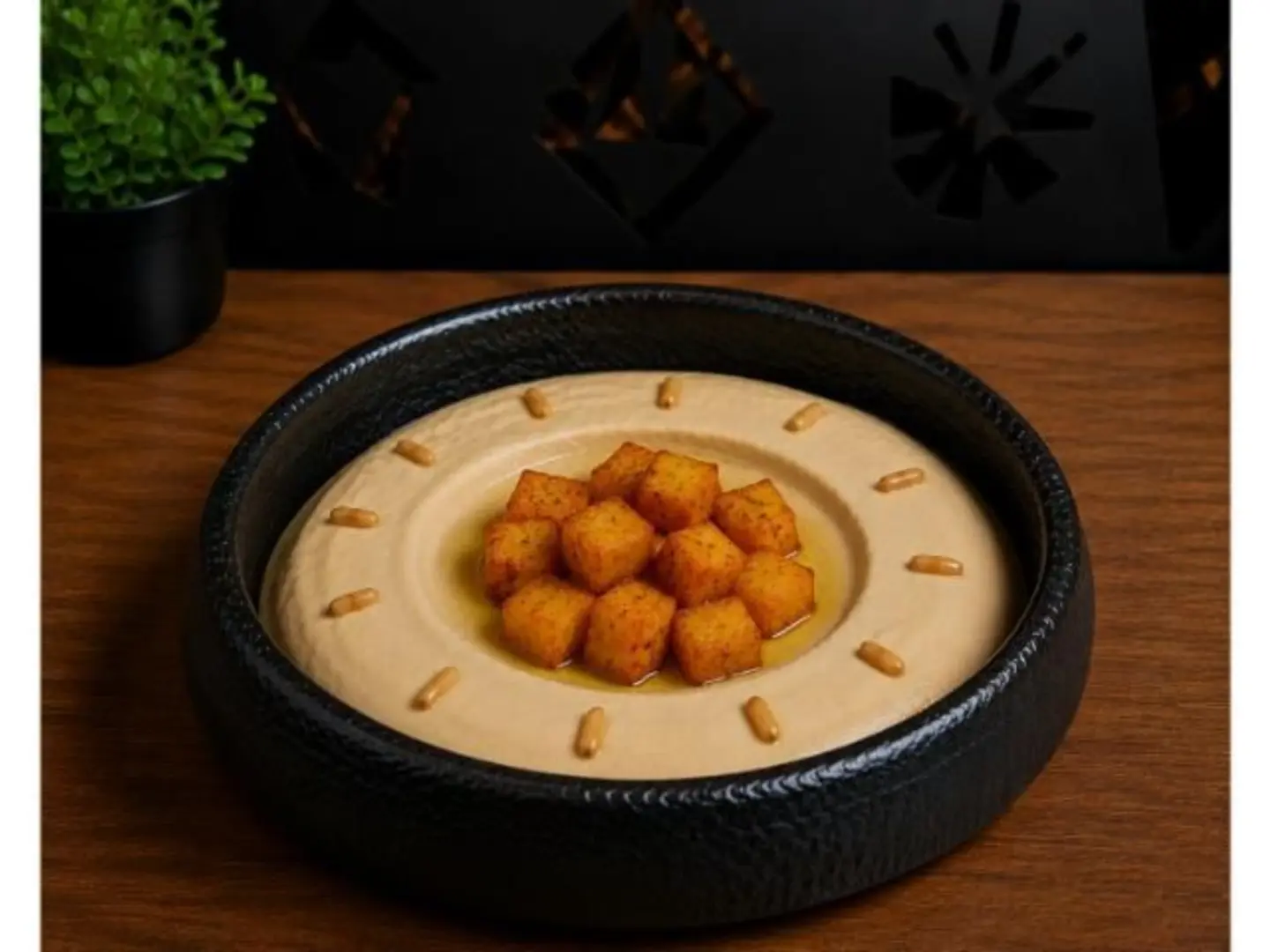 Hummus With Spicy Potato