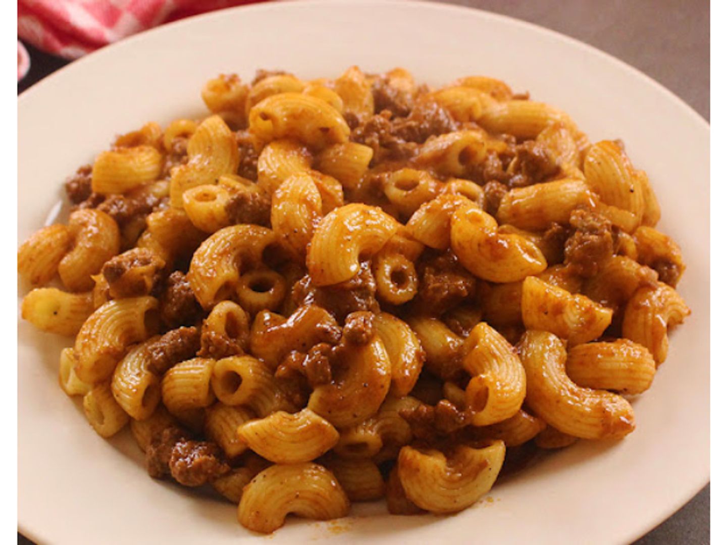 Macaroni With Minced Meat