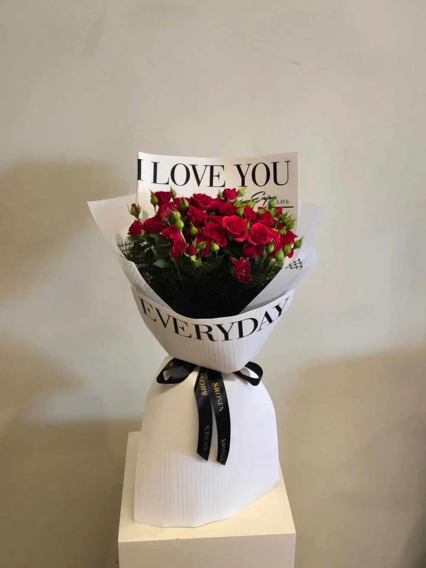 باقة هدوء الروز واليوكالبتوس